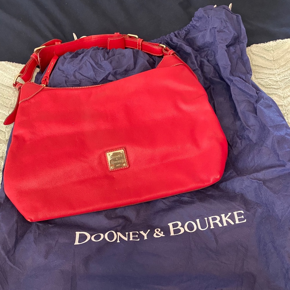 Dooney & Burke Red Hobo!